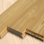 Укладывание деревянного типа пола и кухонный стол
