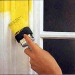Как покрасить  деревянное окно
